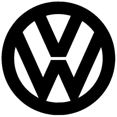 VW 2 VOLKSWAGEN LOGO STICKERS* - StickCompteur.com