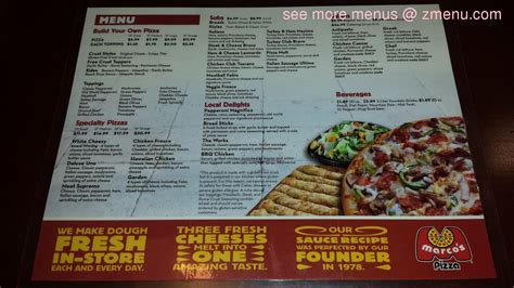 Online Menu of Marcos Pizza Restaurant, Saint Albans, West Virginia ...