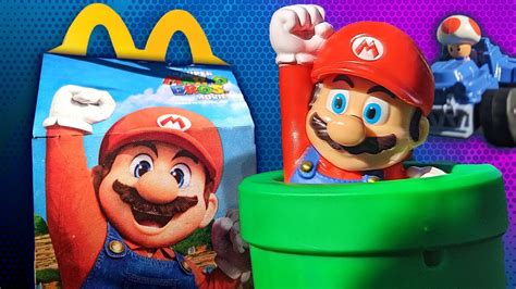 McDonald S Mario Movie Happy Meal Toy Unboxing Mario Toad YouTube