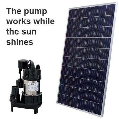 Submersible Solar Sump Pump Kit Comes With Solar Panel