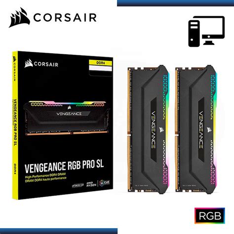 Compara Memoria 64gb 2x32gb Ddr4 Corsair Vengeance Rgb Pro Sl Black