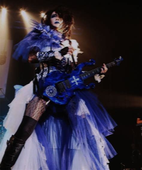 Vkei Rock Blue Black Gothic Fashion Aesthetic Mana Sama Visual Kei