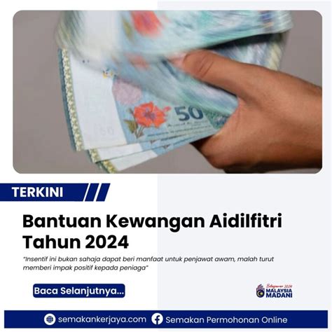 Terkini Bantuan Kewangan Aidilfitri Semakan Kerjaya