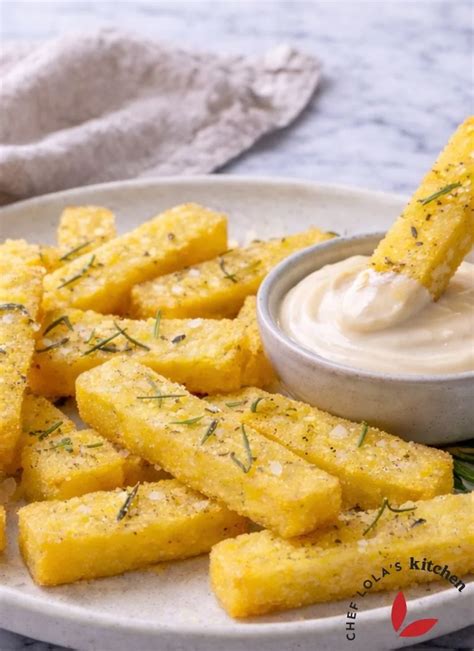 golden crispy polenta fries recipe chef lolas kitchen