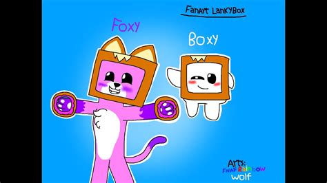 Lankybox Fan Art Foxy