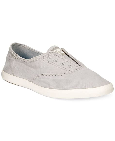 Keds Women's Chillax Laceless Sneakers in Gray (Drizzle Gray) | Lyst