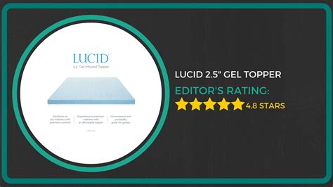 Lucid Gel Infused Memory Foam Mattress Topper Review