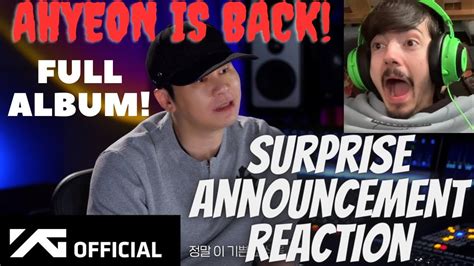 BABYMONSTER YG SURPRISE ANNOUNCEMENT REACTION AHYEON IS BACK AND THEY