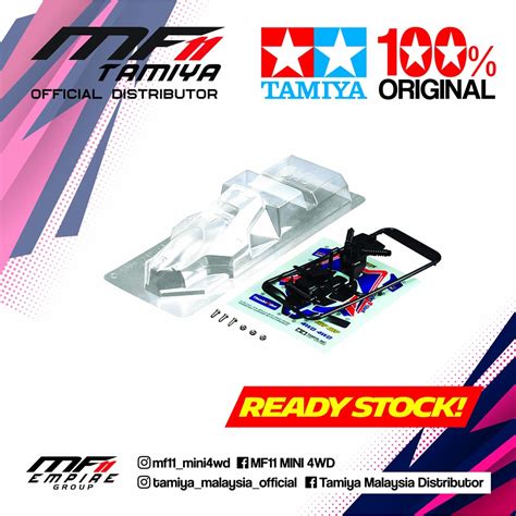 Tamiya Mini 4wd Thunder Shot Clear Body Set Polycarbonate 15502