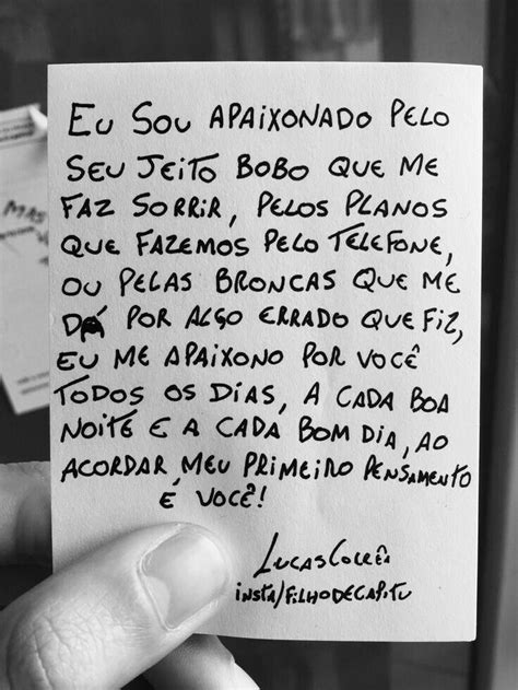 Pin De Anyele Em A Frases Apaixonadas Bilhetes Para Namorado Frases