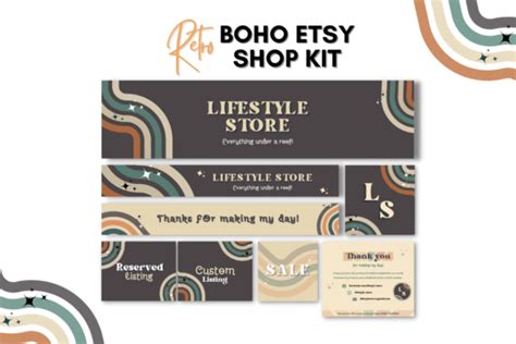 Etsy Shop Branding Kit Templates Graphic By Designogenie Creative Fabrica