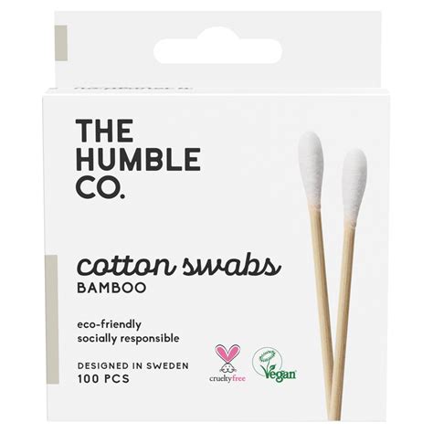 The Humble Co Bamboo Cotton Swabs 100 Piece Storefront En