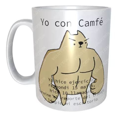 Taza Cheems Meme Perro Cheems Dogue Con Café Sin Café M5 Mebuscar México