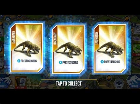 LEGENDARY PRESTOSUCHUS UNLOCKED II Jurassic World The Game II Dinosaurs