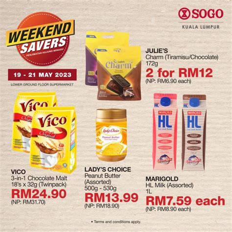 May Sogo Supermarket Weekend Savers Promotion