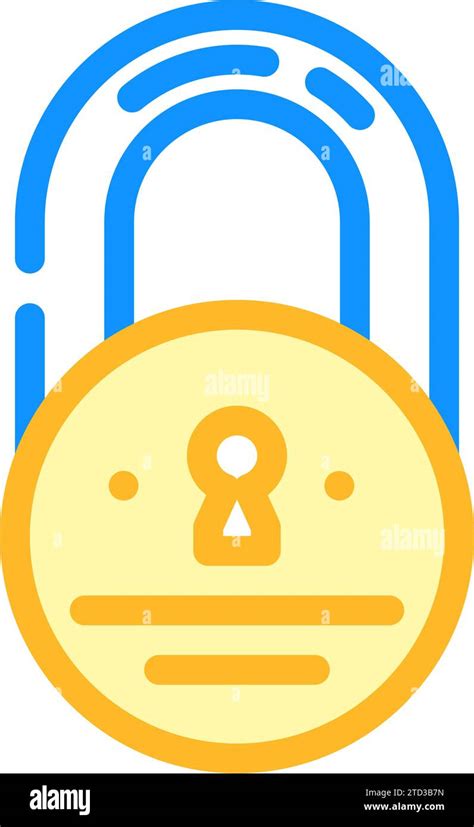 lock close color icon vector illustration stock vector image art alamy