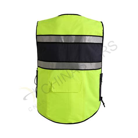 Csv 047 Fluorescent Yellow Reflective Cycling Vest Chinastars