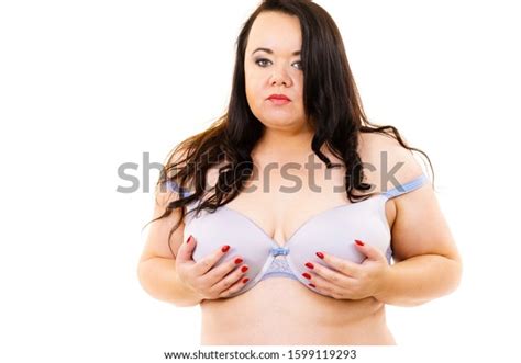 Plus Size Fat Mature Woman Wearing Stock Photo Edit Now 1599119293