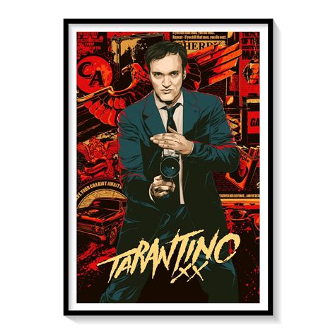 Quentin Tarantino Movie Poster: Buy Hollywood & Famous Movie Posters – Dessine Art