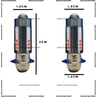 Jual Lampu Led Depan Motor Luminos H Ls Laser Led Hi Low Dc Double