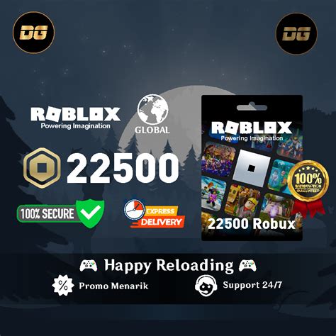 Jual 22500 Robux Roblox Degamingstore VCGamers