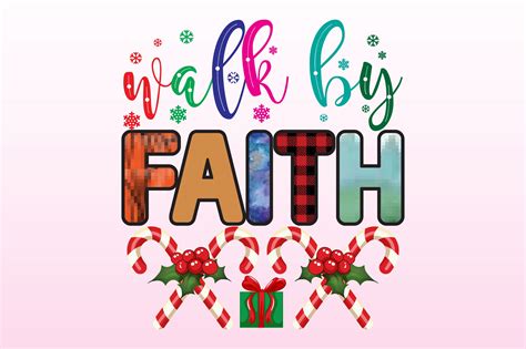 Walk by Faith Graphic by Design Craft · Creative Fabrica