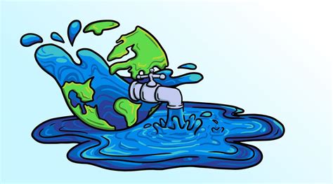 World Water Day Concept hand drawn. Ecology, Environment, and Earth Day ...