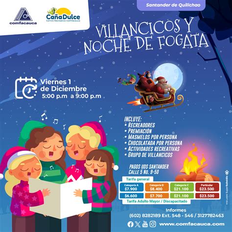 Noche De Villancicos Y Fogata Santander Comfacauca