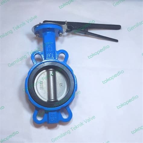 Jual Butterfly Valve 4 Inch Jis 10k Pn16 Cast Iron Disc Cf8 Ss304 Jakarta Barat Gemilang