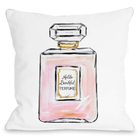 Hello Beautiful Perfume Pillow By Timree Gold Beautiful Perfume