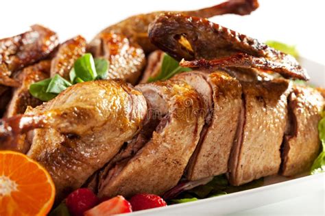 Roast Stuffed Duck Stock Image Image Of Organic Celebrate 74187387