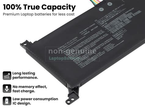 Battery For Asus Vivobook X Ua Replacement Asus Vivobook X Ua