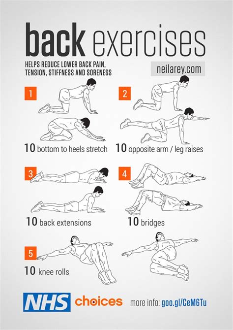 Printable Stretches For Lower Back Pain