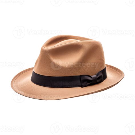 Brown Fedora Hat Isolated On Transparent Background 45367500 Png