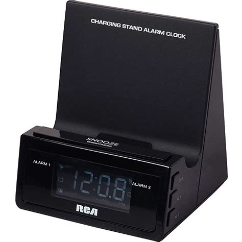 RCA RCD215 Usb Charging Stand Dual Wake Alarm Clock Shop At H E B