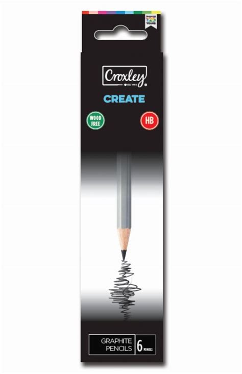 Croxley Create Wood Free Pencils Hb Croxley Sa