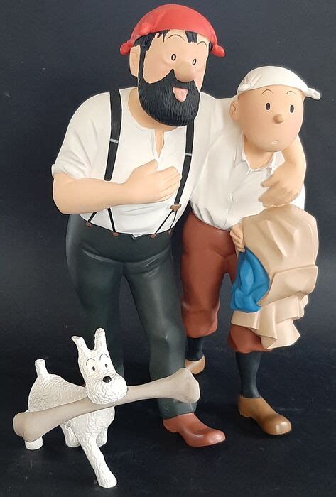 Tintin Statuette Leblon Delienne Tintin Haddock Et Catawiki