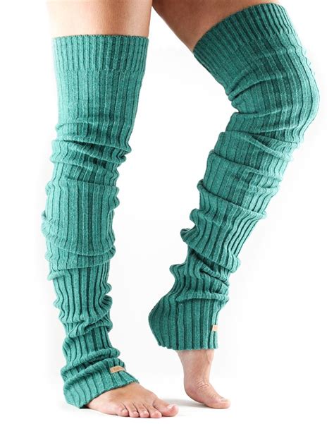 Thigh High Leg Warmers By Toesox Thigh High Leg Warmers Knit Leg