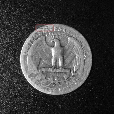 1943 D Silver Washington Quarter Dollar 90 Silver