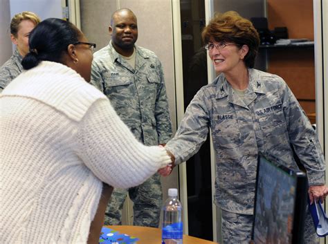 Incoming Commander Visits ARPC Air Reserve Personnel Center Article