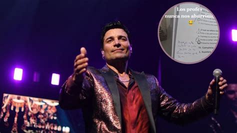 Alumno pide perdón a profesor con canción de Chayanne en su examen