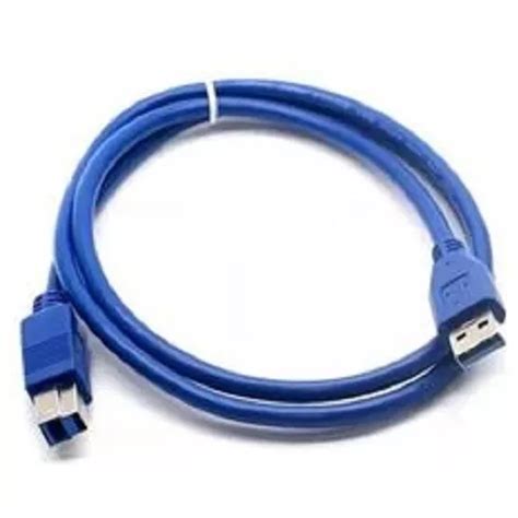 Cable Para Impresora Usb 3 0 3 Mts Azul Para Impresoras Otro Cuotas