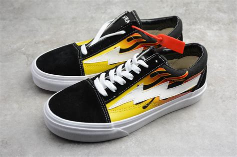 Giày Vans Old Skool Revenge X Storm Pop Up Black White Yellow Og00110