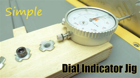 Simple Table Saw Fence Alignment Jig With Dial Indicator Youtube