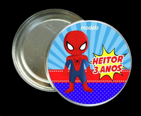 Adesivo Latinha Homem Aranha Elo Produtos Especiais