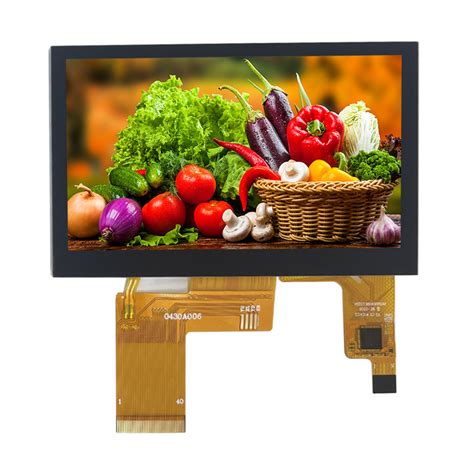 4 3inch 800x480 Ips Capacitive Touchscreen ST7262 350 Bright TFT Lcd