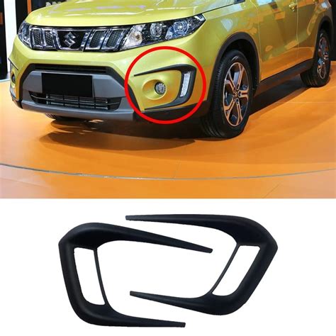 Front Fog Lamp Cover Day Time Running Light Protective Car Accessories Trim For Suzuki Vitara