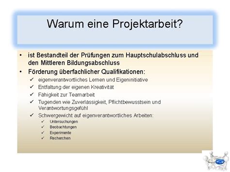 Projektarbeit Der Klassen Was Ist Eine Projektarbeit