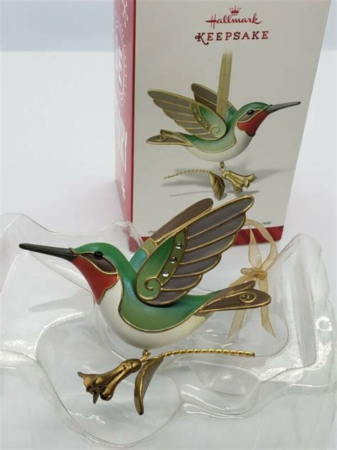 Hallmark Keepsake Ornament The Beauty Of Birds Hummingbird 2014 10th