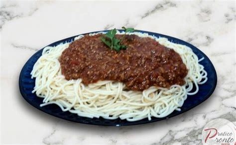 Macarr O Ao Molho Bolonhesa Receitas Do Rei